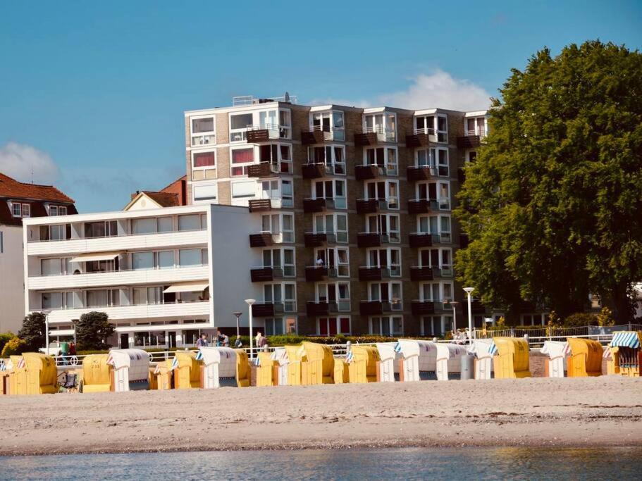 Penthaus Horizont Mit Meerblick Lübeck Exteriör bild