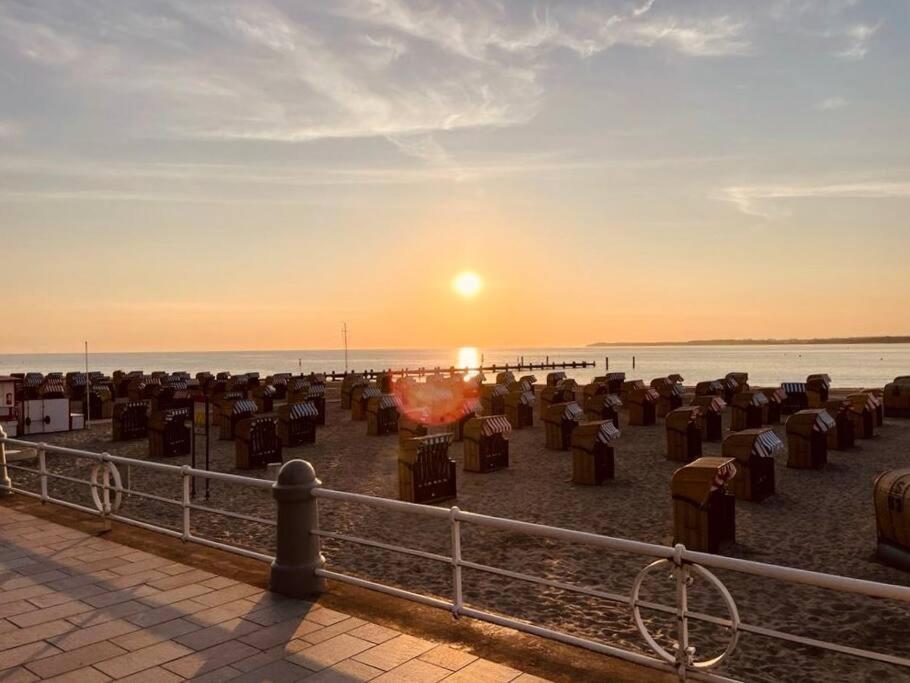 Penthaus Horizont Mit Meerblick Lübeck Exteriör bild