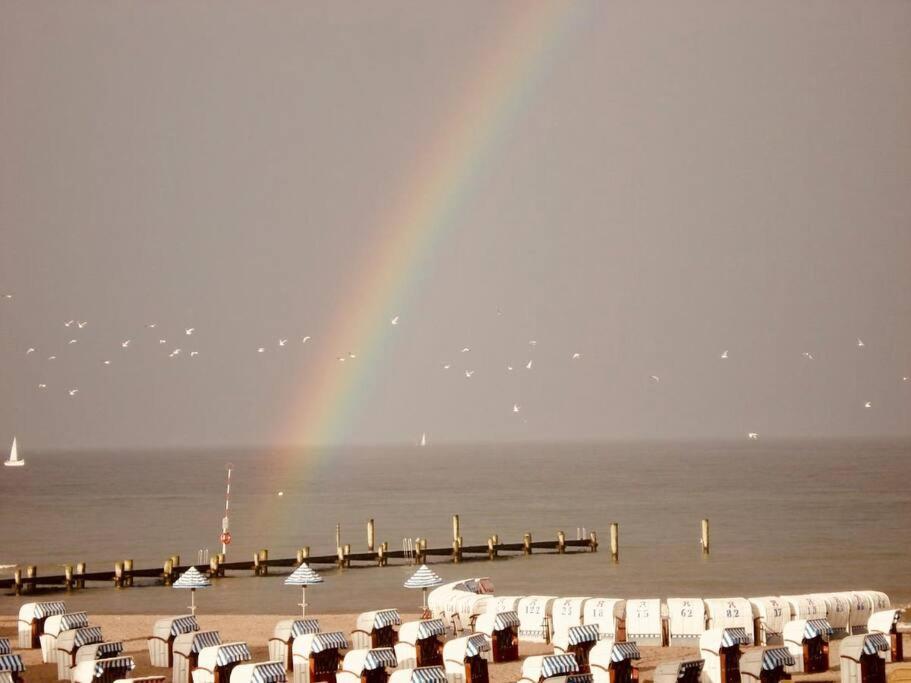 Penthaus Horizont Mit Meerblick Lübeck Exteriör bild
